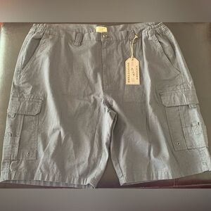 Victory Outfitters Carpenter Dressy Shorts Mens 42 Blue/Gray 100% Cotton Canvas